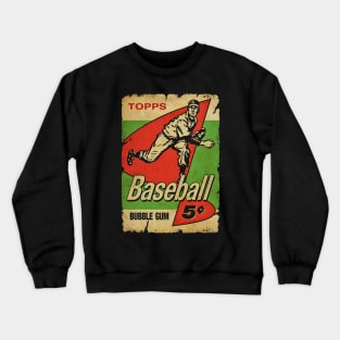 VINTAGE BASEBALL - TOPPS CARDS RETRO Crewneck Sweatshirt